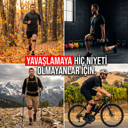 Stryde TR - Ağrısız Adım Baskı Ayarlı Diz Destek Bandı