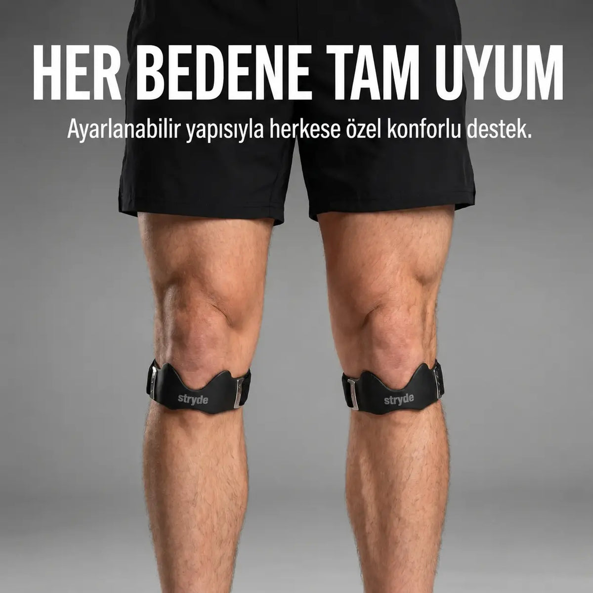 Stryde TR - Ağrısız Adım Baskı Ayarlı Diz Destek Bandı