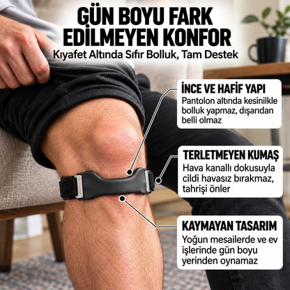 Stryde TR - Ağrısız Adım Baskı Ayarlı Diz Destek Bandı