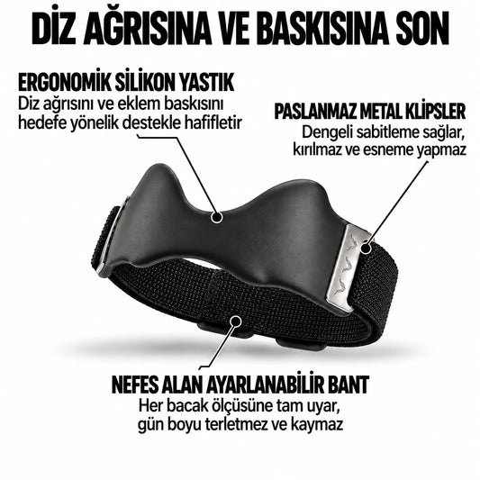 Stryde TR - Ağrısız Adım Baskı Ayarlı Diz Destek Bandı